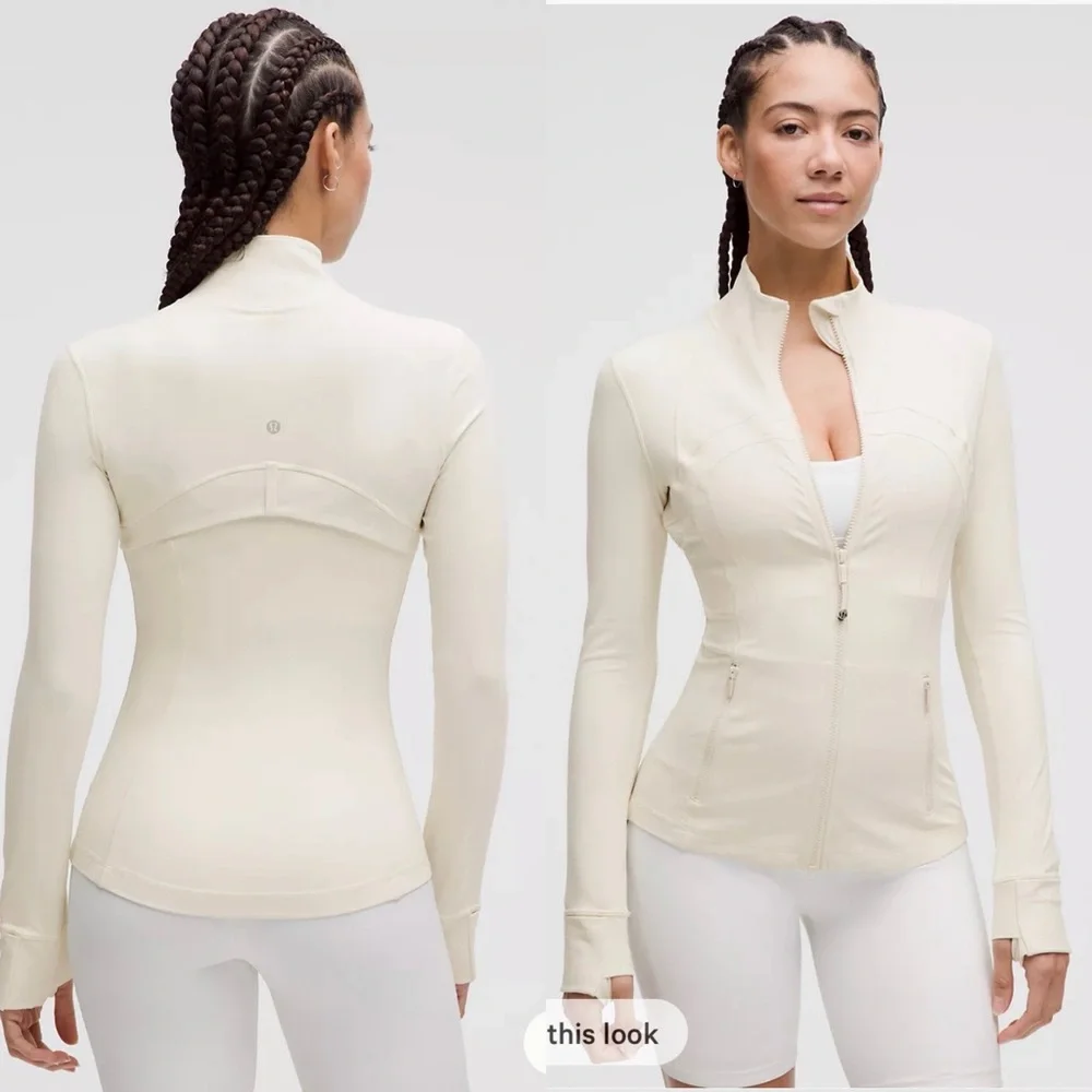 NWT Lululemon Nulu Cropped Define Jacket in Light Ivory Size 6 - Picture 1 of 15